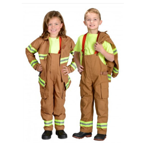 Aeromax Jr Firefighter Suit Tan 