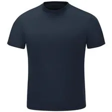 Bulwark Stationwear Base FR SS T-Shirt, Navy 