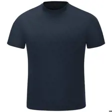 Bulwark Stationwear Base FR SS T-Shirt, Navy 