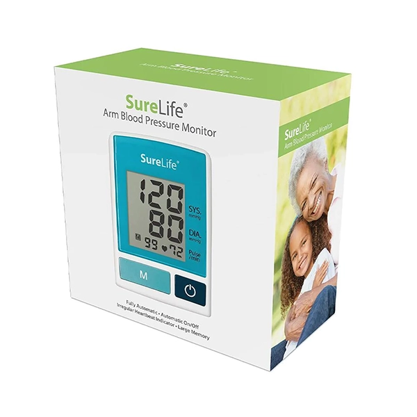 SureLife Classic Digital Blood Pressure Monitor, Adult Cuff 