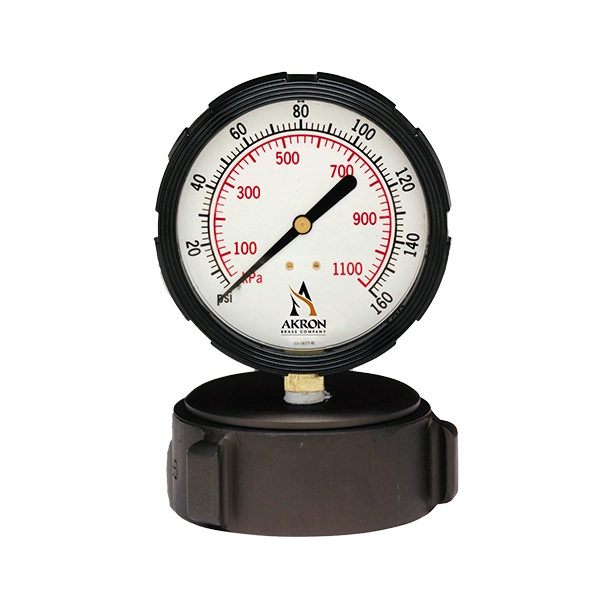 Akron Cap Gauge, 2.5" Bleeder, 0-160 PSI 