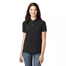 Port Authority Ladies Heavyweight Cotton Pique Polo