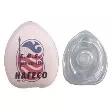 NAFECO CPR Pocket Mask No O2 Inlet, Hard Case 