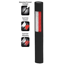 Nightstick Multipurpose Safety Flashlight with Red-White LEDs 