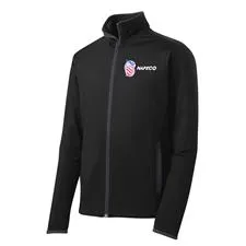 Sport-Tek Full-Zip Jacket Nafeco Emb Black/Charcoal Grey 