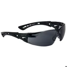 Bolle Rush+ Small Glasses Smoke Lens, Black Frame 