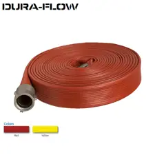 Key Fire Hose Dura-Flow Rubber 2.0" x Length, NH Coupling 