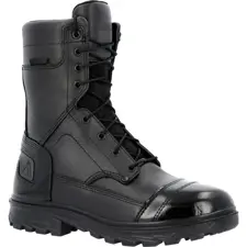 Rocky Jump Boot Pro Side Zip, Black, 8" 