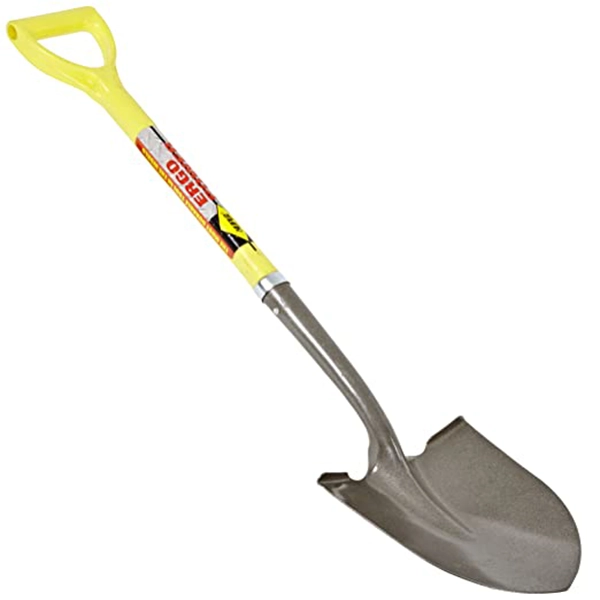 Nupla Shovel, Round Point 30" D-Grip Handle
