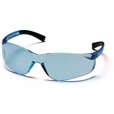 Pyramex Safety Glasses, Mini-ZTek Blue Lens & Frame