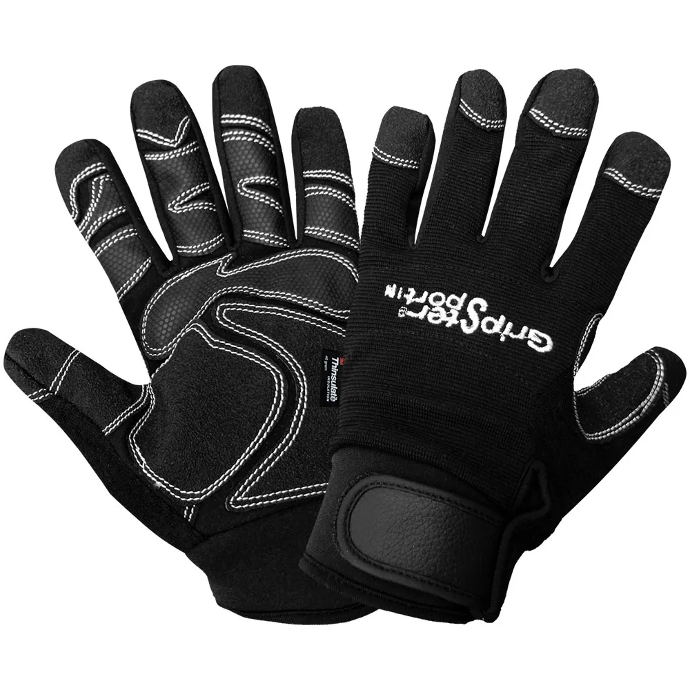 Global Glove Mechanix Gripster Black, Per Pair 