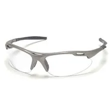 Pyramex Safety Glasses, Avante Clear Lens Gun Metal Frame