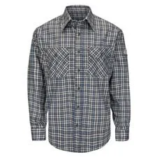 Bulwark ComforTouch LS Plaid Shirt, 6.5 oz