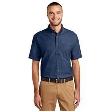 Port &amp; Company - Short Sleeve Value Denim Shirt