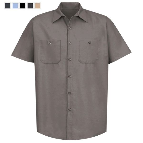 Red Kap Industrial Work Shirt, PC, SS 
