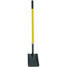 Flamefighter Shovel 48", FG Handle, Square Point 