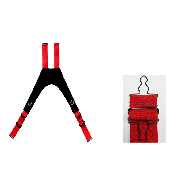 LION Suspender, V-Force Non-High Back, Red, 42" (R)