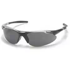 Pyramex Safety Glasses, Avante Gray Lens Silver Frame