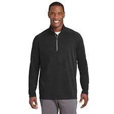 Sport-Tek Sport-Wick Textured 1/4-Zip Pullover