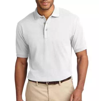 Port Authority Tall Heavyweight Cotton Pique Polo