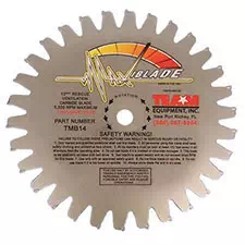 TEAM Equipment Maxi-blade, Carbide Tip, 14", 1" Arbor