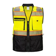 Portwest Premium Surveyors Vest, Yellow-Black 