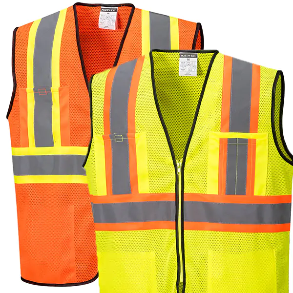 Portwest Frisco Contrast Vest, ANSI/ISEA 107-2015 R Class 2