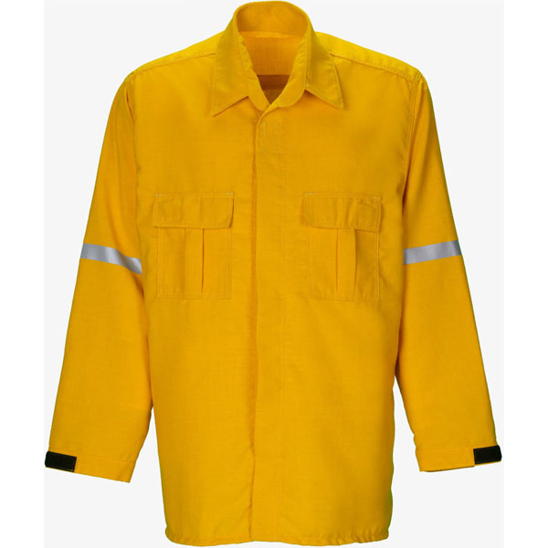 Lakeland Wildland Shirt, 6 oz Nomex, Yellow 