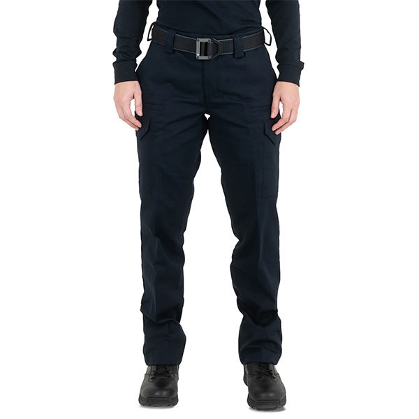 First Tactical Ladies Cotton Cargo Station Pants, Mdnt Navy Unhemmed