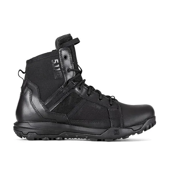 5.11 Tactical A/T 6" Side Zip Boot, Black 