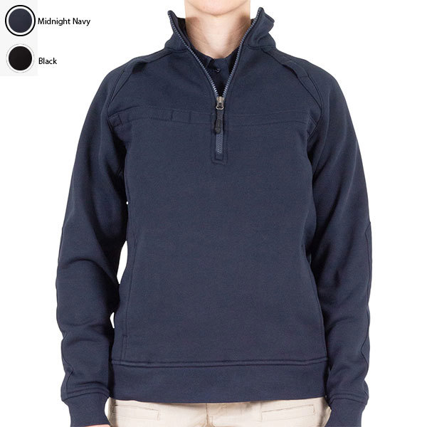 First Tactical Ladies JobShirt Cotton, Quarter Zip