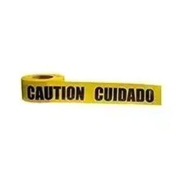 ERB Industries Bilingual Barricade Tape, Yellow-Black