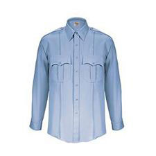 Elbeco Shirt, Mens TexTrop LS 100% Poly Blue Sz 165x36