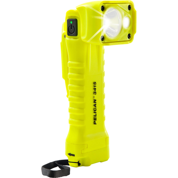 Pelican Light, Right Angle Magnetic Version, Yellow