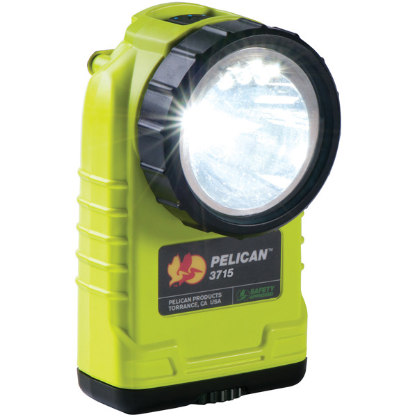 Pelican 4AA LED Right-Angle Handlight, Yellow