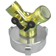 Kochek Adapter, Hazmat Duct 1.5" FNST x (2) .75 MGHT
