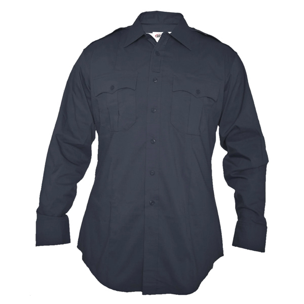 Elbeco Reflex Womens LS Ripstop Shirt; Midnight Navy