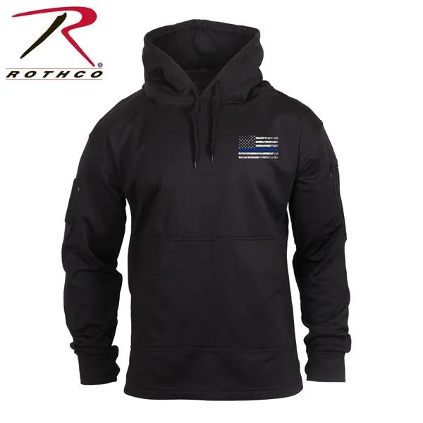 Rothco Thin Blue Line Black Conceal Carry Hoodie 
