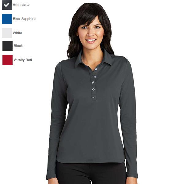 Nike Ladies LS Stretch Tech Polo