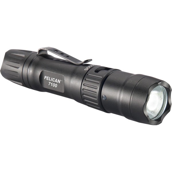 Pelican Tactial Light Black, LED, USB Lithium-AA
