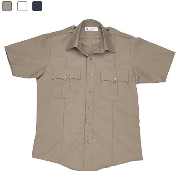Liberty Police Shirt, SS 100%Poly with Zipper 