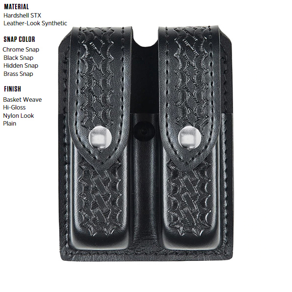 Safariland 77 Double Magazine Pouch, Fits Glock 17/22, Grp 9