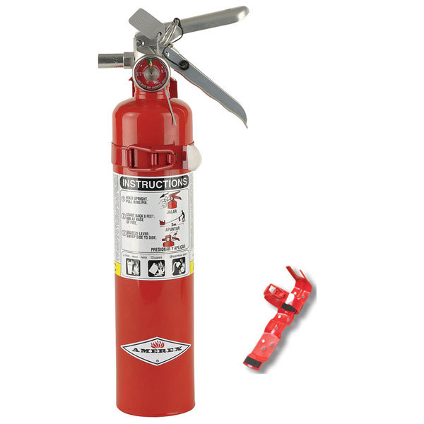 Amerex Extinguisher, 2.5lb ABC, Vehicle Bracket
