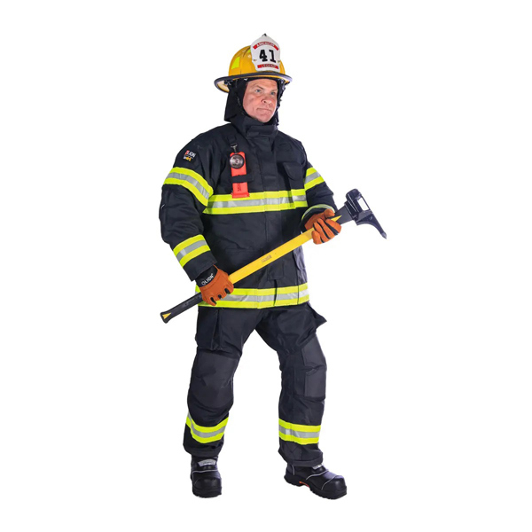 LION Blackhawk V-Force Turnout Coat, K3 Stedair Liner, Black Armor AP Shell