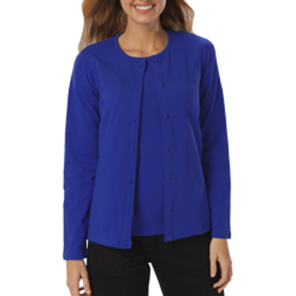 Blue Generation Ladies LS Cardigan