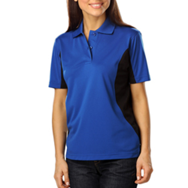 Blue Generation Ladies Snap Resist Colorblock Polo