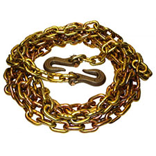 Rescue 42 Chain, 3/8" x 20', Grab Hooks