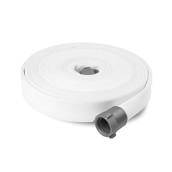 Key Fire Hose, 3.0" x 50' White, DJ, ECO, 800 PSI,2.5"N NAFECO