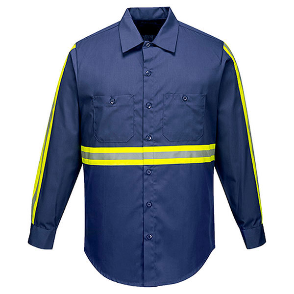 Portwest Iona Work Shirt LS, Navy