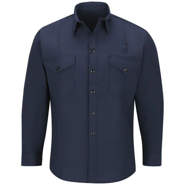 Workrite Shirt, Navy, Nomex Nomex, 4.5 oz, LS 